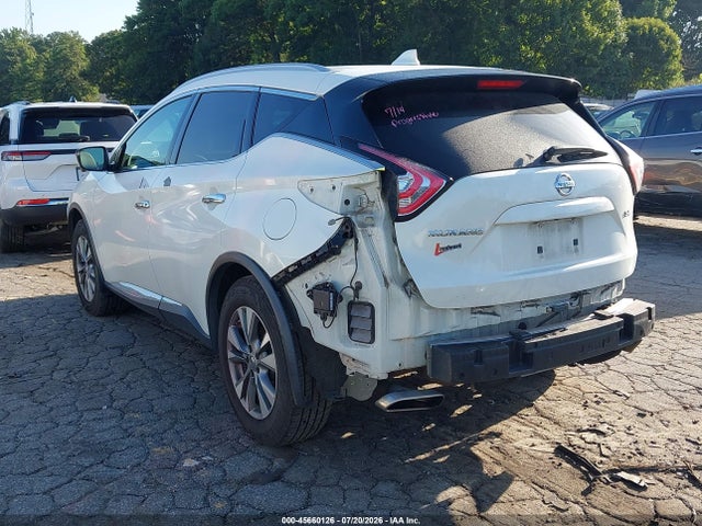 45660126 :رقم المزاد ، 5N1AZ2MG9GN146354 vin ، 2016 Nissan Murano Sl مزاد بيع