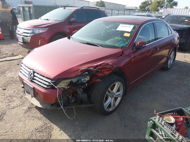 2015 Volkswagen Passat 2.0l Tdi Sel Premium მანქანა იყიდება აუქციონზე, vin: 1VWCV7A37FC071278, აუქციონის ნომერი: 45660213