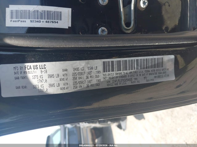 Продажа на аукционе авто 2019 Jeep Cherokee Latitude Plus 4x4, vin: 1C4PJMLB7KD254025, номер лота: 45660321
