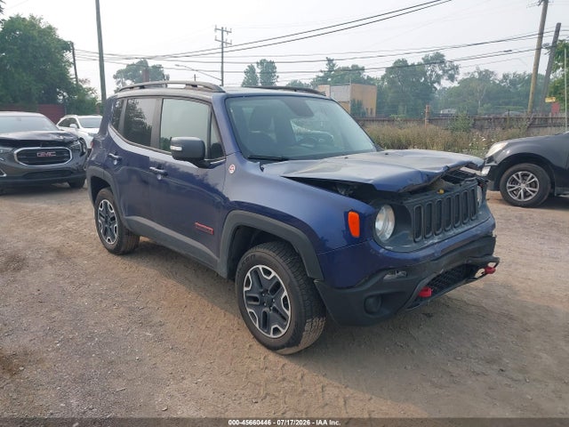 Продажа на аукционе авто 2017 Jeep Renegade Trailhawk, vin: ZACCJBCB4HPE50758, номер лота: 45660446
