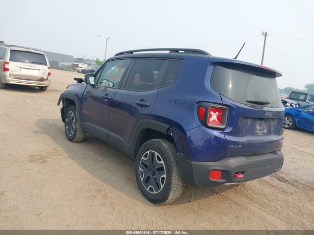 Продажа на аукционе авто 2017 Jeep Renegade Trailhawk, vin: ZACCJBCB4HPE50758, номер лота: 45660446