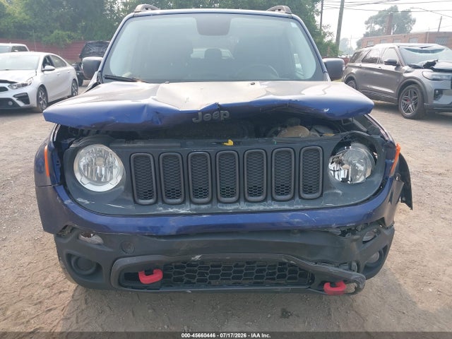 Продажа на аукционе авто 2017 Jeep Renegade Trailhawk, vin: ZACCJBCB4HPE50758, номер лота: 45660446