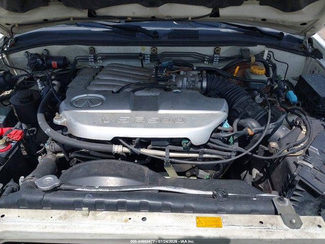 2002 Infiniti Qx4 Luxury მანქანა იყიდება აუქციონზე, vin: JNRDR09X42W211371, აუქციონის ნომერი: 45660477