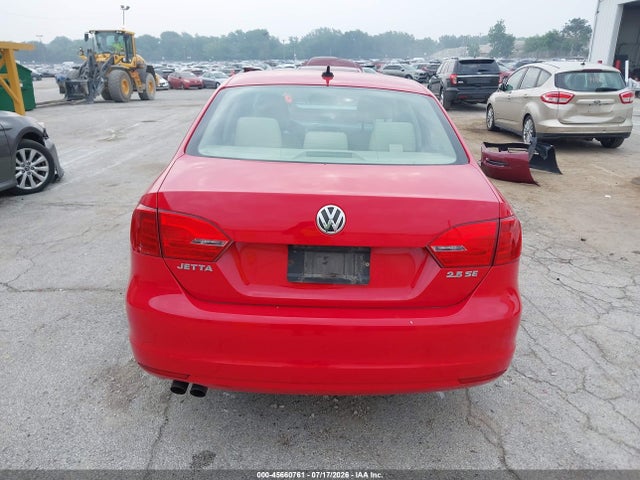 2012 Volkswagen Jetta 2.5l Se მანქანა იყიდება აუქციონზე, vin: 3VWDX7AJ2CM307956, აუქციონის ნომერი: 45660761