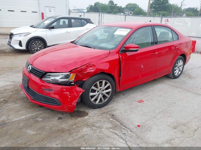 2012 Volkswagen Jetta 2.5l Se მანქანა იყიდება აუქციონზე, vin: 3VWDX7AJ2CM307956, აუქციონის ნომერი: 45660761