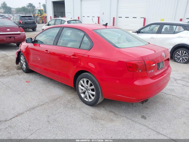 2012 Volkswagen Jetta 2.5l Se მანქანა იყიდება აუქციონზე, vin: 3VWDX7AJ2CM307956, აუქციონის ნომერი: 45660761