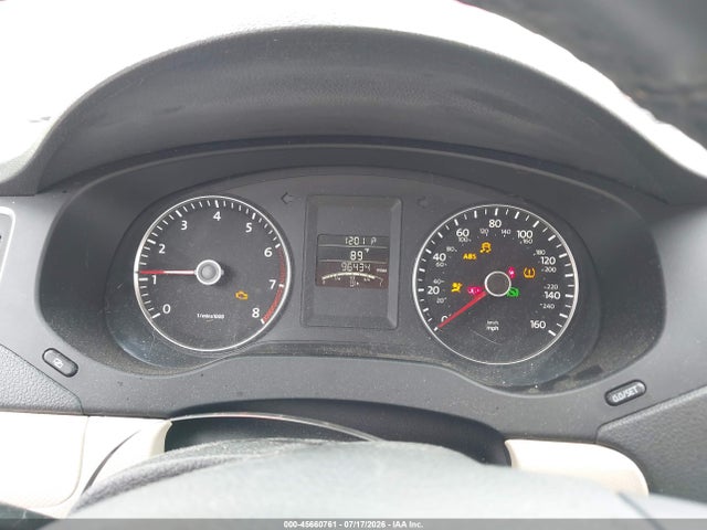 2012 Volkswagen Jetta 2.5l Se მანქანა იყიდება აუქციონზე, vin: 3VWDX7AJ2CM307956, აუქციონის ნომერი: 45660761