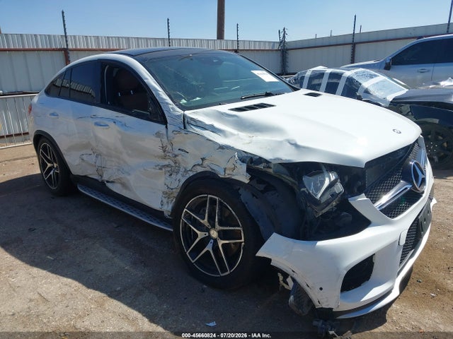 45660824 :رقم المزاد ، 4JGED6EB2GA047179 vin ، 2016 Mercedes-benz Gle 450 Amg Coupe 4matic مزاد بيع