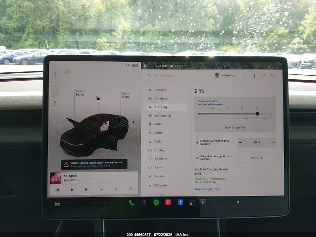 Aukcja sprzedaży 2026 Tesla Model Y Premium Rear-wheel Drive/rear-wheel Drive, vin: 7SAYGDEDXTF548193, numer aukcji: 45660877