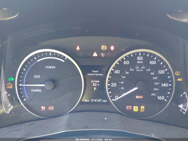 2013 Lexus Es 300h მანქანა იყიდება აუქციონზე, vin: JTHBW1GG0D2031760, აუქციონის ნომერი: 45660880