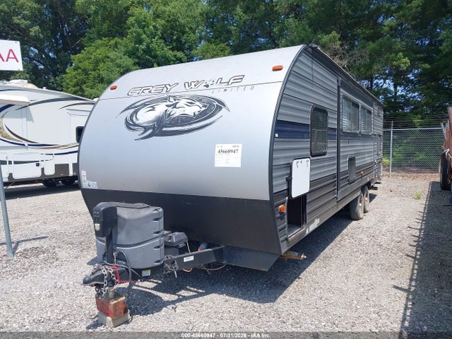 45660947 :رقم المزاد ، 4X4TCKB26L9131376 vin ، 2020 Forest River Cherokee Grey Wolf 26dbh Travel Trailer مزاد بيع