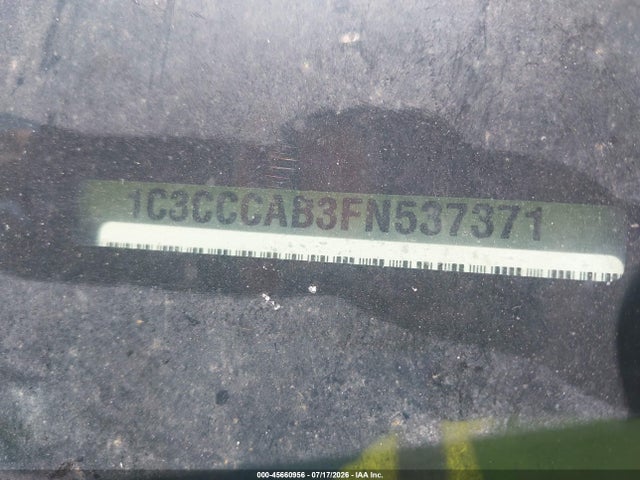 Aukcja sprzedaży 2015 Chrysler 200 Limited, vin: 1C3CCCAB3FN537371, numer aukcji: 45660956