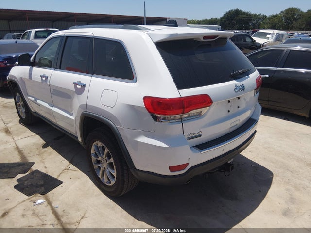 2015 Jeep Grand Cherokee Limited მანქანა იყიდება აუქციონზე, vin: 1C4RJFBM7FC866678, აუქციონის ნომერი: 45660967