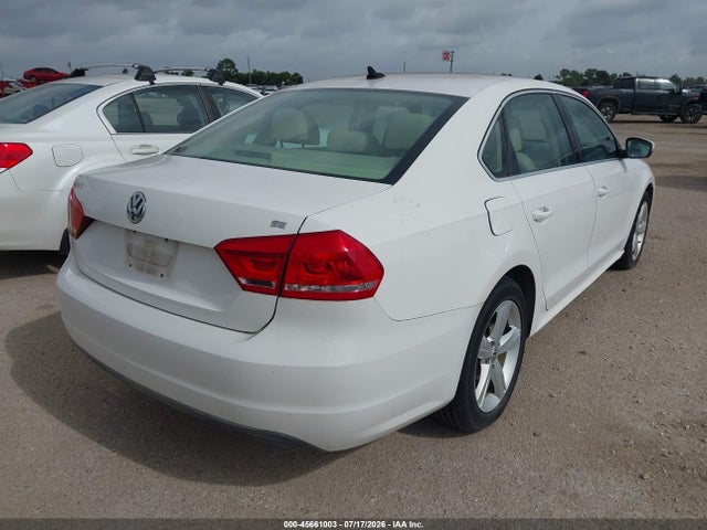 45661003 :رقم المزاد ، 1VWBH7A38DC007301 vin ، 2013 Volkswagen Passat 2.5l Se مزاد بيع