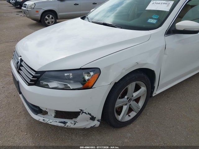 45661003 :رقم المزاد ، 1VWBH7A38DC007301 vin ، 2013 Volkswagen Passat 2.5l Se مزاد بيع