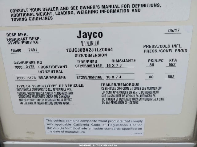 Jayc North Poin 2018 1UJCJ0BV2J1LZ0064 Image 9