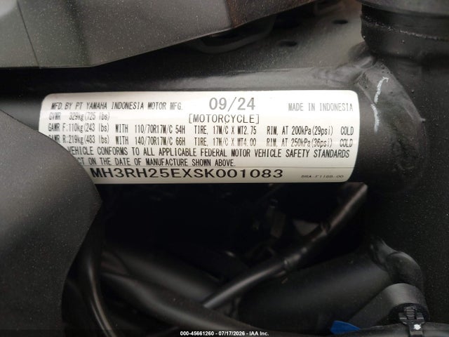 Yamaha Yfz320 A 2025 MH3RH25EXSK001083 Image 10
