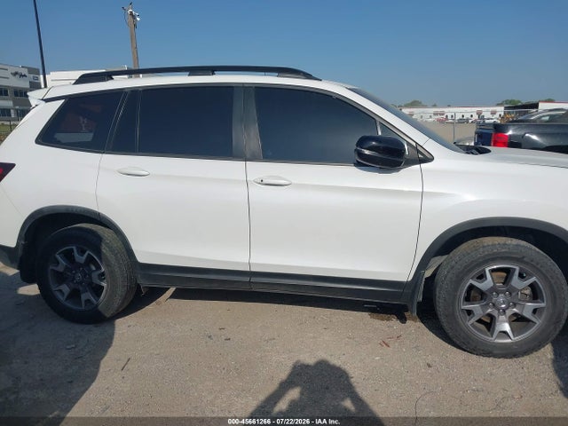 2022 Honda Passport Awd Trailsport მანქანა იყიდება აუქციონზე, vin: 5FNYF8H69NB022144, აუქციონის ნომერი: 45661266