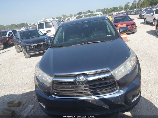 Продаж на аукціоні авто 2016 Toyota Highlander Limited V6, vin: 5TDDKRFH8GS355020, номер лоту: 45661270