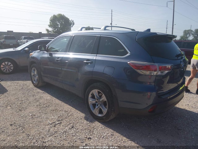 Продаж на аукціоні авто 2016 Toyota Highlander Limited V6, vin: 5TDDKRFH8GS355020, номер лоту: 45661270