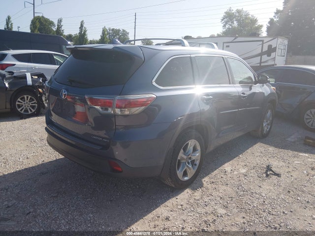 Продаж на аукціоні авто 2016 Toyota Highlander Limited V6, vin: 5TDDKRFH8GS355020, номер лоту: 45661270
