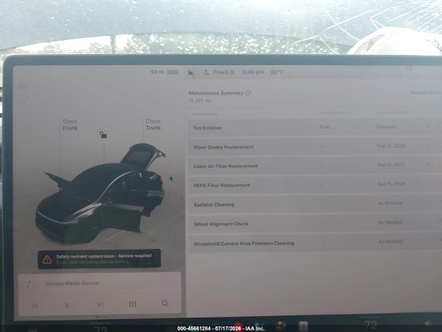 45661284 :رقم المزاد ، 7SAYGDED4TA471480 vin ، 2026 Tesla Model Y مزاد بيع