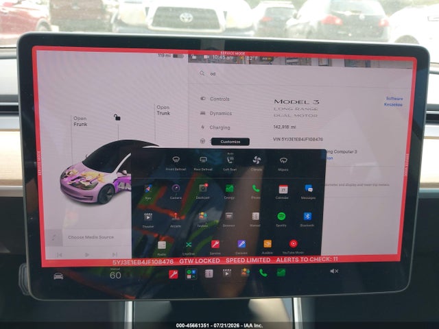 Продажа на аукционе авто 2018 Tesla Model 3 Long Range/performance, vin: 5YJ3E1EB4JF108476, номер лота: 45661351