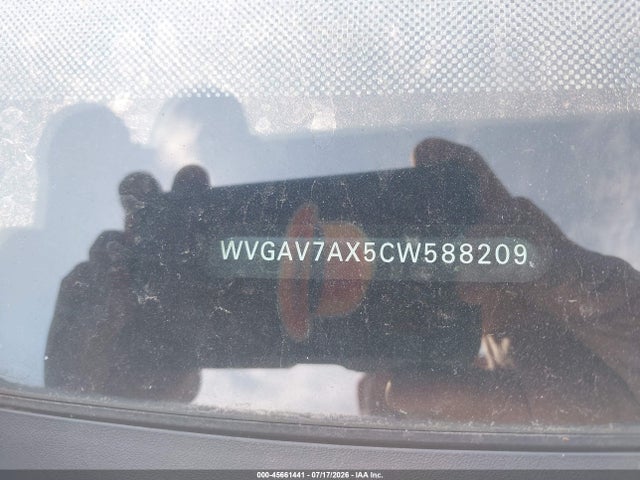 Продажа на аукционе авто 2012 Volkswagen Tiguan Le, vin: WVGAV7AX5CW588209, номер лота: 45661441