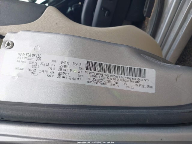 Dodge Grand Caravan Sxt 2020 2C4RDGCG7LR179919 Image 9