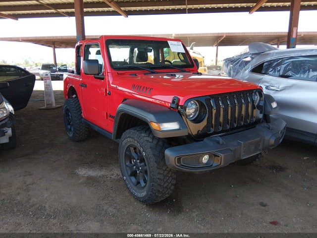 Auction sale of the 2021 Jeep Wrangler Willys 4x4, vin: 1C4HJXAG1MW794160, lot number: 45661469