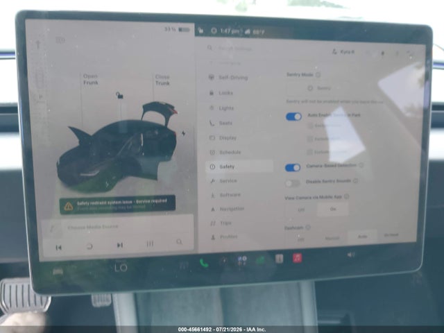 2026 Tesla Model 3 Premium Rear-wheel Drive/rear-wheel Drive მანქანა იყიდება აუქციონზე, vin: 5YJ3E1EA6TF175378, აუქციონის ნომერი: 45661492