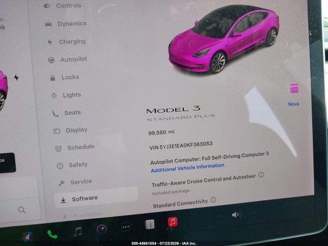 Aukcja sprzedaży 2019 Tesla Model 3, vin: 5YJ3E1EA0KF363053, numer aukcji: 45661554