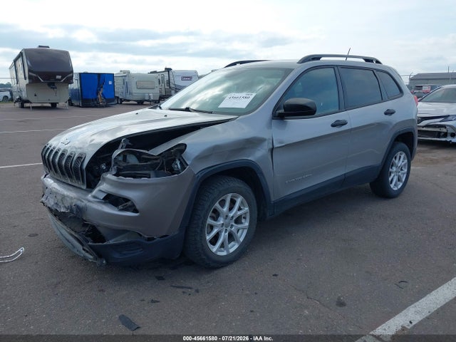 Продажа на аукционе авто 2016 Jeep Cherokee Sport, vin: 1C4PJLAB7GW287938, номер лота: 45661580