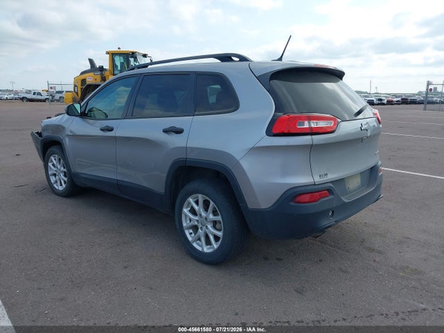 Продажа на аукционе авто 2016 Jeep Cherokee Sport, vin: 1C4PJLAB7GW287938, номер лота: 45661580