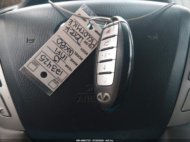 2015 Infiniti Qx80 მანქანა იყიდება აუქციონზე, vin: JN8AZ2NE3F9081160, აუქციონის ნომერი: 45661732