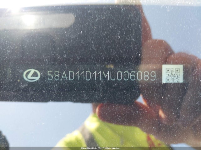 45661795 :رقم المزاد ، 58AD11D11MU006089 vin ، 2021 Lexus Es 250 مزاد بيع