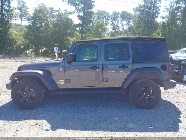 45661932 :رقم المزاد ، 1C4HJXDNXMW611445 vin ، 2021 Jeep Wrangler Unlimited Sport S 4x4 مزاد بيع