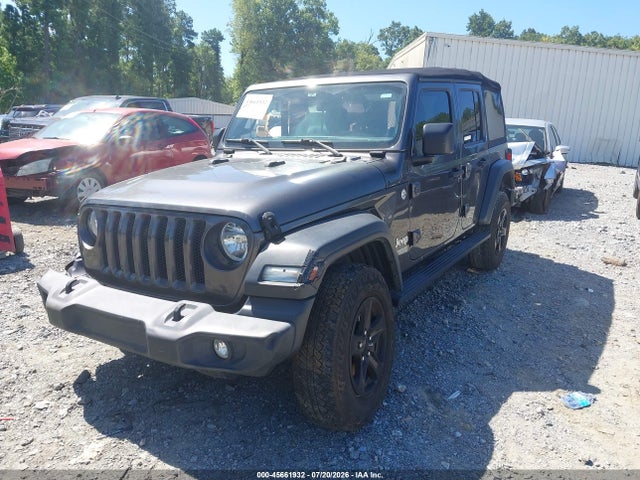 45661932 :رقم المزاد ، 1C4HJXDNXMW611445 vin ، 2021 Jeep Wrangler Unlimited Sport S 4x4 مزاد بيع