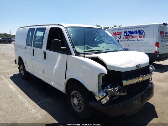 45661936 :رقم المزاد ، 1GCWGAFG1J1910400 vin ، 2018 Chevrolet Express 2500 Work Van مزاد بيع