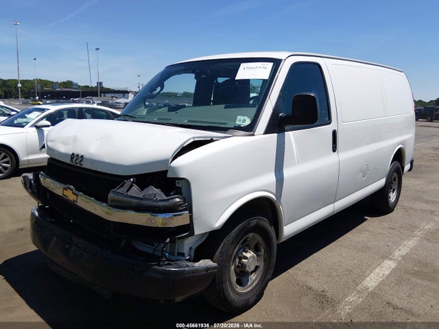 45661936 :رقم المزاد ، 1GCWGAFG1J1910400 vin ، 2018 Chevrolet Express 2500 Work Van مزاد بيع