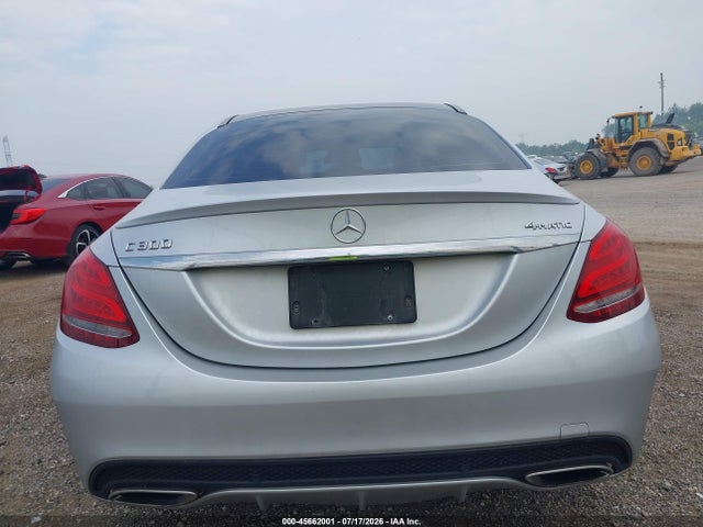 2016 Mercedes-benz C 300 Sport 4matic მანქანა იყიდება აუქციონზე, vin: 55SWF4KB6GU117557, აუქციონის ნომერი: 45662001