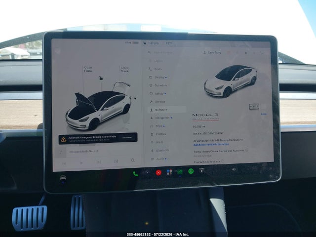 Tesla Model 3 Performance Dual Motor All-wheel Drive 2022 5YJ3E1EC9NF254757 Image 17