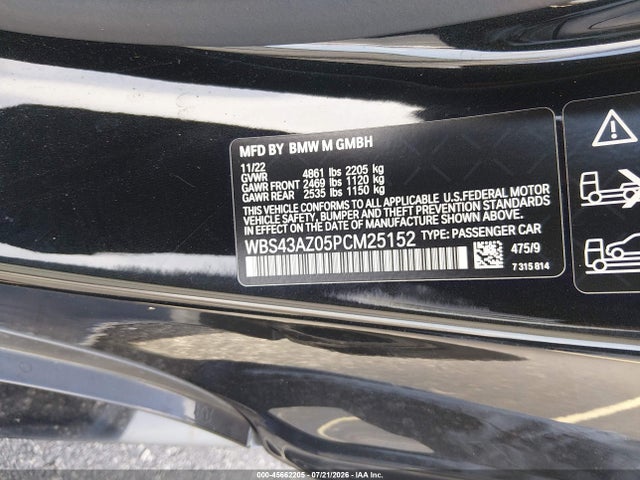 BMW M4 Competition Xdrive 2023 WBS43AZ05PCM25152 Image 9