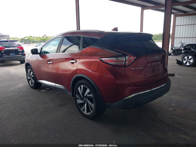 Auction sale of the 2016 Nissan Murano Platinum/s/sl/sv, vin: 5N1AZ2MH9GN143916, lot number: 45662344