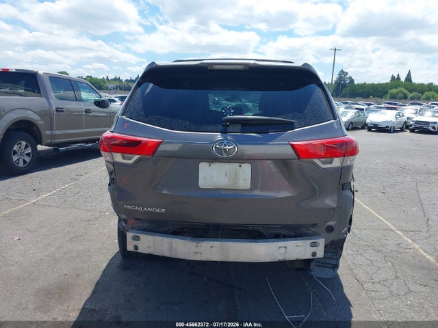 45662372 :رقم المزاد ، 5TDZARFH7HS026741 vin ، 2017 Toyota Highlander Le مزاد بيع