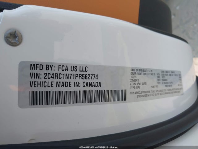 Chrysler Pacifica Hybrid Pinnacle 2023 2C4RC1N71PR562774 Image 9