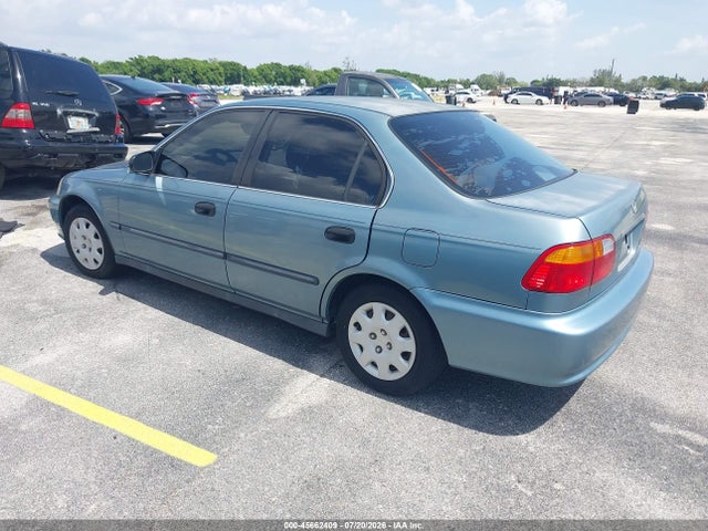 2000 Honda Civic Lx მანქანა იყიდება აუქციონზე, vin: 1HGEJ6678YL018543, აუქციონის ნომერი: 45662409