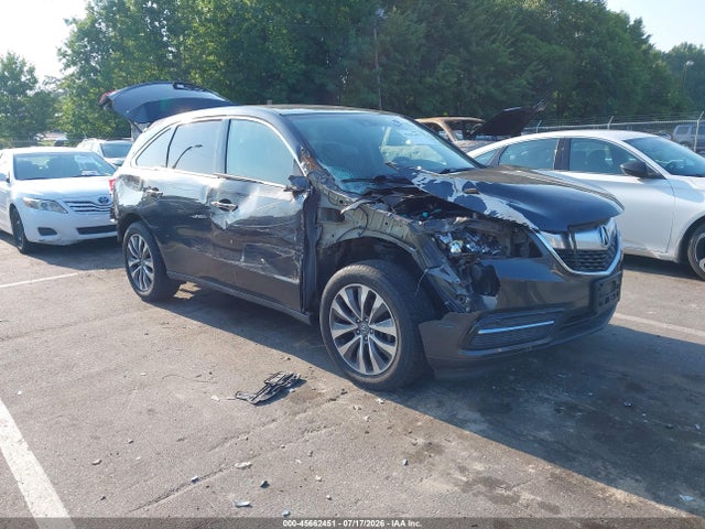Продаж на аукціоні авто 2014 Acura Mdx Technology Package, vin: 5FRYD4H45EB017602, номер лоту: 45662451