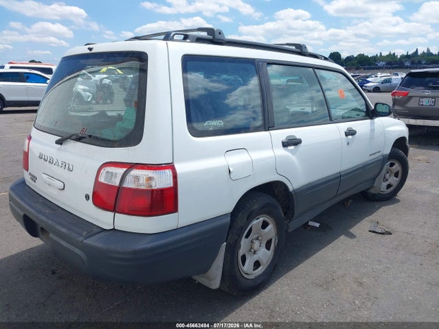 Продажа на аукционе авто 2002 Subaru Forester L, vin: JF1SF63562H756332, номер лота: 45662484