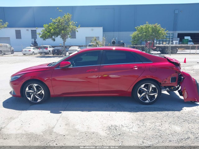 2023 Hyundai Elantra Hybrid Limited მანქანა იყიდება აუქციონზე, vin: KMHLN4AJ4PU038360, აუქციონის ნომერი: 45662500